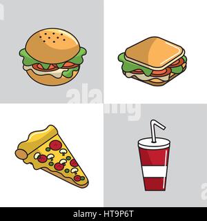 hamburger background design Stock Vector Image & Art - Alamy