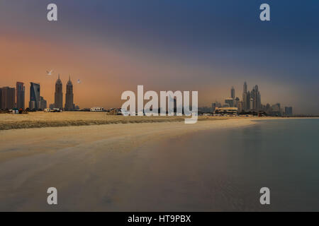 UAE, Dubai Marina. Jumeirah Beach water jet pack stunt flyers Stock Photo -  Alamy