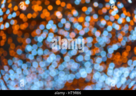 Abstract circular natural light bokeh background Stock Photo