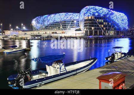 Dubai/UAE March 9, 2017: Yas Marina Circuit at Abu Dhabi. Stock Photo