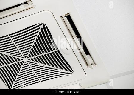 Modern air conditioning system installed on the ceiling Stock Photo