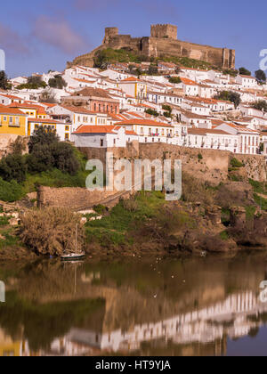 Portugal, Alentejo region, Beja. The village of Santa Clara a Velha ...