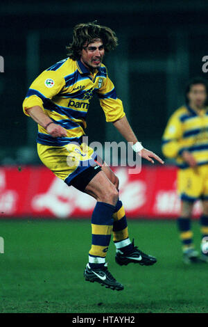 DINO BAGGIO PARMA FC 07 February 1999 Stock Photo