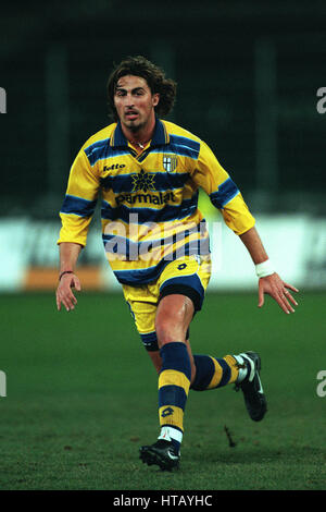 DINO BAGGIO PARMA FC 07 February 1999 Stock Photo