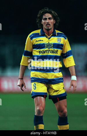 DINO BAGGIO PARMA FC 07 February 1999 Stock Photo