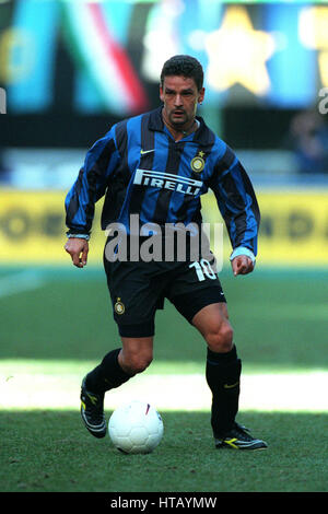 ROBERTO BAGGIO INTER MILAN 07 February 1999 Stock Photo