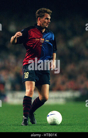 RONALD DE BOER BARCELONA FC 27 February 1999 Stock Photo