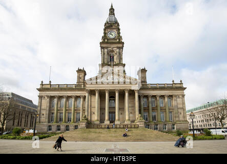 Bolton Town Hall . Bolton Town Centre, Bolton , England , UK Stock Photo