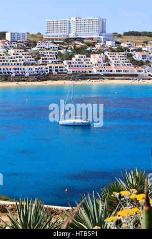 Arenal D'en Castell beach, Minorca, Spain Stock Photo