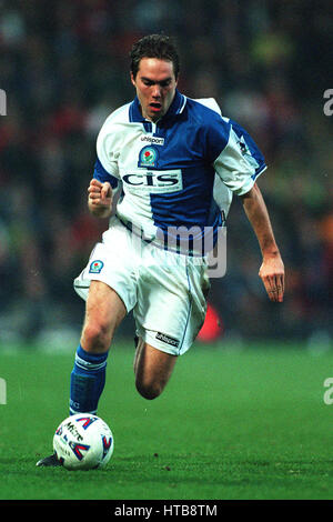 JASON MCATEER BLACKBURN ROVERS FC 30 January 1999 Stock Photo