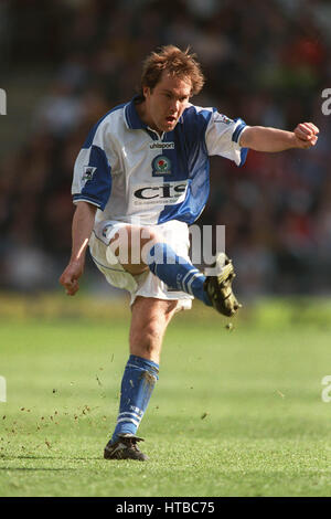 JASON MCATEER BLACKBURN ROVERS FC 03 April 1999 Stock Photo