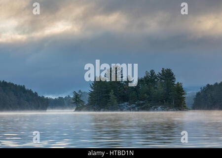 Charlton Lake at dawn, Ontario, Canada Stock Photo