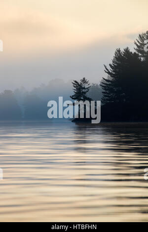 Charlton Lake at dawn, Ontario, Canada Stock Photo