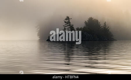 Charlton Lake at dawn, Ontario, Canada Stock Photo