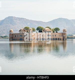 Jal Mahal (meaning 'Water Palace') is a palace located in the middle of the Man Sagar Lake in Jaipur city, India. Stock Photo