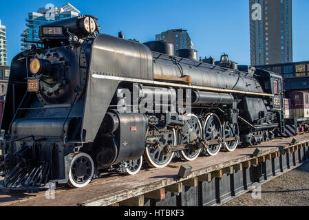 Canadian National steam engine, Toronto Railway Museum, John Street ...