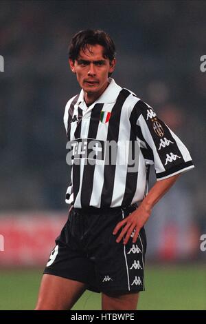 FILIPPO INZAGHI JUVENTUS 03 Octobre 1997 Photo Stock - Alamy