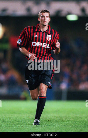 ANDRIY SHEVCHENKO AC MILAN 19 September 1999 Stock Photo