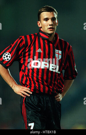 ANDRIY SHEVCHENKO AC MILAN 19 September 1999 Stock Photo