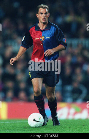 RONALD DE BOER FC BARCELONA 07 November 1999 Stock Photo