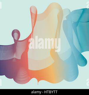 Gradient elegant train Stock Vector