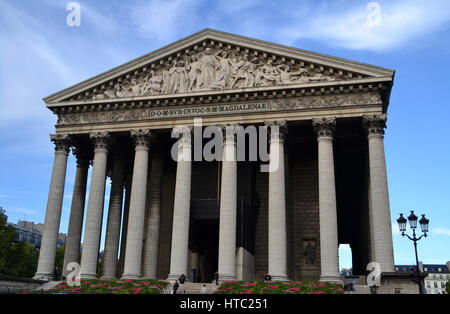 La Madeleine Church in Paris, France Stock Photo