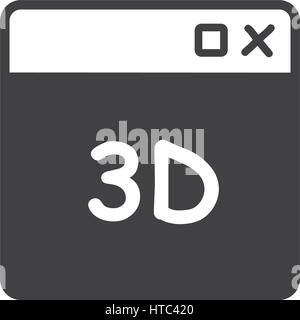 3D print Normal window icon Stock Vector Image & Art - Alamy