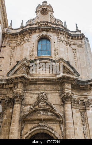 Church of Immaculate Conception on the Ortygia island, historical part of Syracuse city, southeast corner of the island of Sicily, Italy Stock Photo