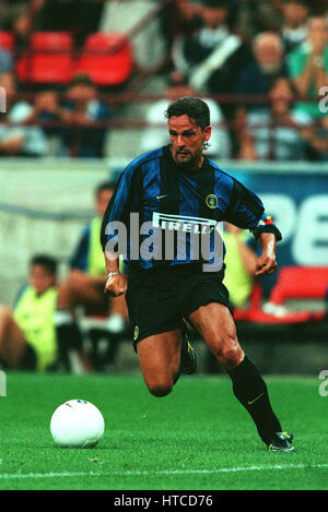 Magazine De Football Italien 1999 - Roberto Baggio Inter Milan - Édition Originale Vintage RARE