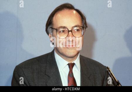 Rt. Hon. Michael Howard, Secretary of State for Employment and Conservative party Member of Parliament for Folkestone and Hythe, attends the Conservative Womens Conference in London, England on June 27, 1991. Stock Photo