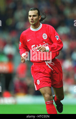 PATRIK BERGER LIVERPOOL FC 14 August 1999 Stock Photo