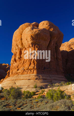 Parade Of The Elephants rock formation, Arches National Park, UT, USA Stock Photo