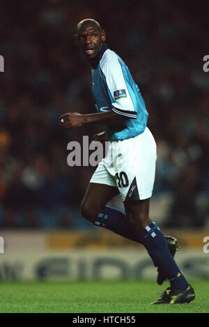 SHAUN GOATER MANCHESTER CITY FC 15 September 1999 Stock Photo