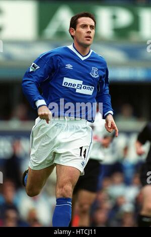 DAVID WEIR EVERTON FC 01 October 1999 Stock Photo