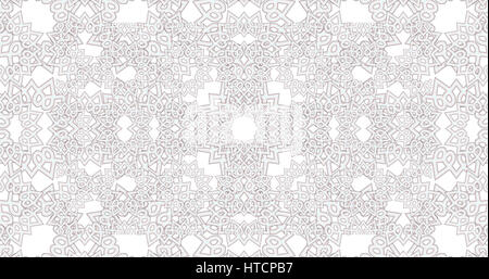 Abstract interwoven ornate geometric  luxury pattern. Stained-glass window. Stock Photo