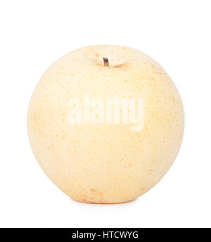 Chinese pear isolated on white background ( with clipping path) Stock Photo