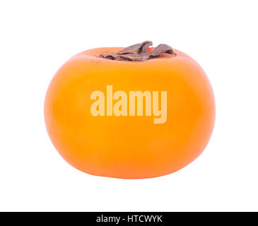 persimmon isolated on white background (with clipping path) Stock Photo