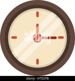 clock time school icon Stock Vector