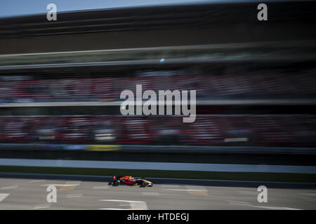 Montmelo, Catalonia, Spain. 10th Mar, 2017. MAX VERSTAPPEN (NED) of team Red Bull drives on track during day 8 of Formula One testing at Circuit de Catalunya Credit: Matthias Oesterle/ZUMA Wire/Alamy Live News