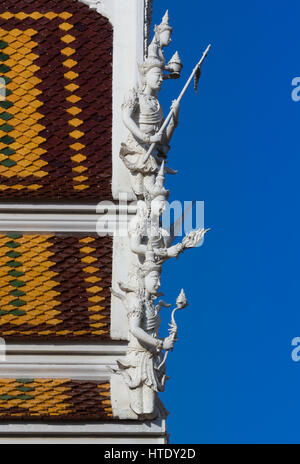 Art of stucco in Thailand Stock Photo