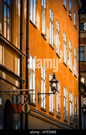 Stockholm, Sweden - July 22, 2013: old town of Stockholm called Gamla Stan. Sweden, Scandinavia, Europe. Stock Photo