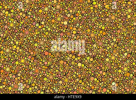 Abstract background consisting of different size colored circles.Vector Stock Photo