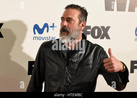 The American actor Jeffrey Dean Morgan poses for media during a photocall in Madrid. (Photo by Jorge Sanz / Pacific Press) Stock Photo