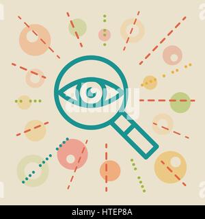 Overview. Concept business vector illustration Stock Vector