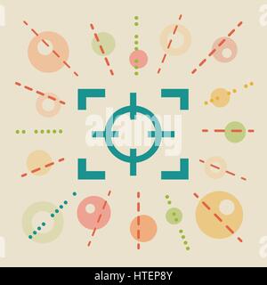Focus. Concept vector illustration Stock Vector