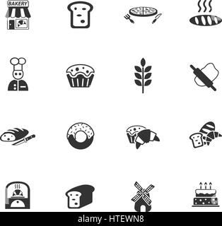 bakery web icons for user interface design Stock Vector Image & Art - Alamy