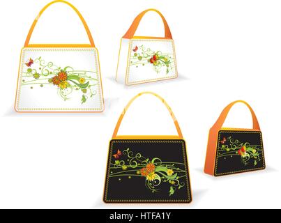 two handbags Stock Vector