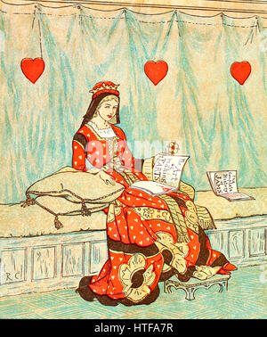 The Queen of Hearts, She made some tarts Stock Photo