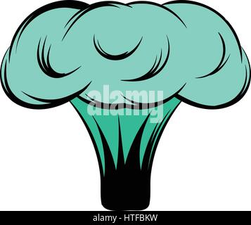 Nuclear explosion icon in black design isolated on white background
