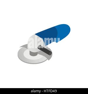 Angle grinder icon, isometric 3d style  Stock Vector